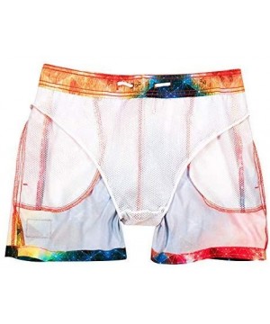 Swimwear Men Swim Boxer Trunks Beach Wear Board Shorts Bathing Suits - CC18RUREZOQ $48.76-Board Shorts