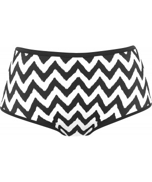 Womens Making Waves High Waist Swim Brief - Black - CX1888KHHOH $53.85-Bottoms