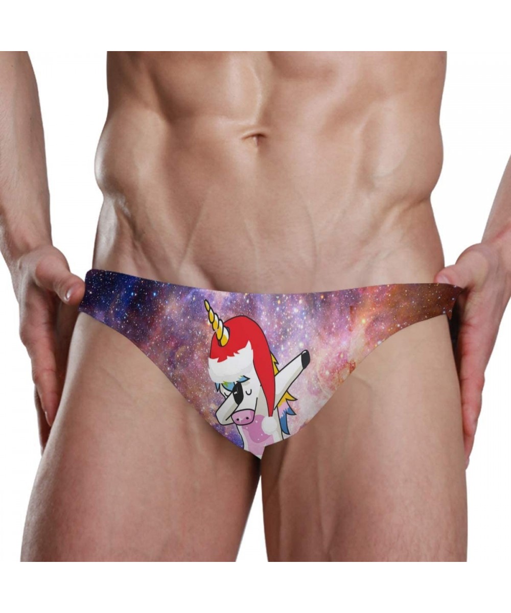 Men's Sexy Bikini Swimsuit Swimwear Quick Dry Print Briefs - 2031499 - CE19E3A99YR $24.46-Briefs