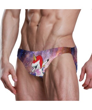 Men's Sexy Bikini Swimsuit Swimwear Quick Dry Print Briefs - 2031499 - CE19E3A99YR $24.46-Briefs