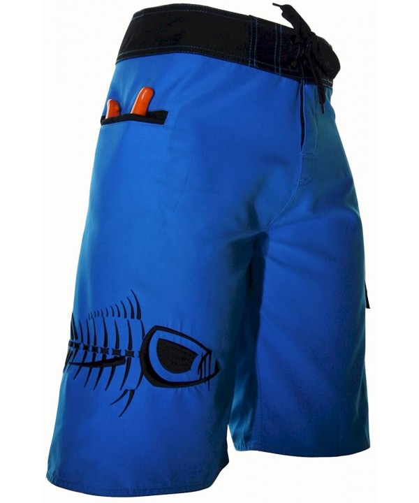 Waterman 5 Pocket Boardshorts - Royal Blue - CY12H6WC03V $40.96-Board Shorts