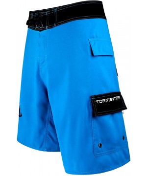 Waterman 5 Pocket Boardshorts - Royal Blue - CY12H6WC03V $40.96-Board Shorts