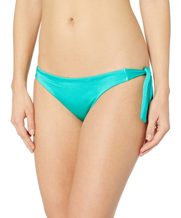 Women's Tie Side Hipster Bikini Bottom Swimsuit - Shine on Evergreen - C018GQ2AZK8 $46.89-Tankinis