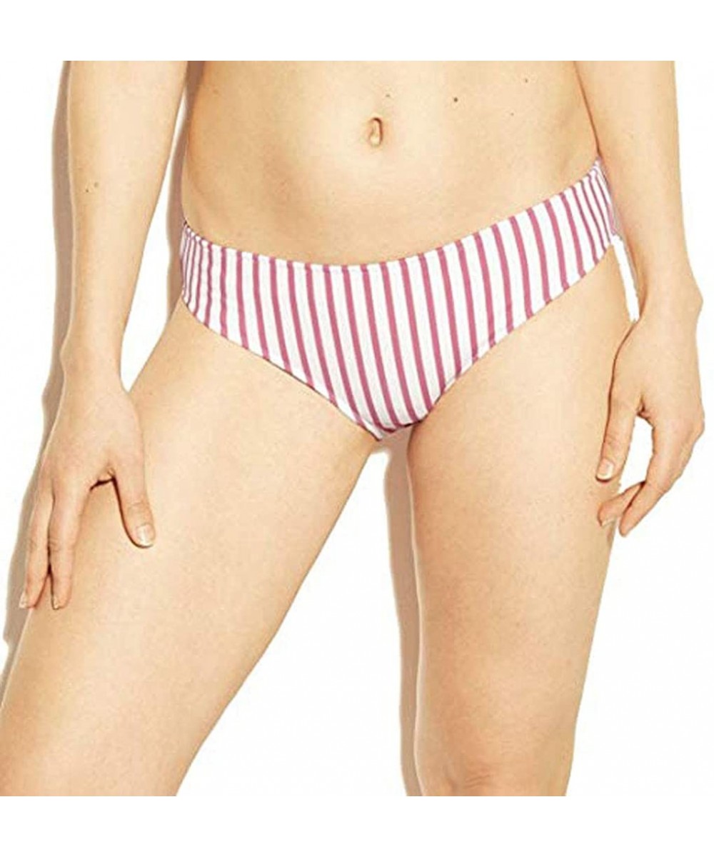 Women's Hipster Bikini Bottom - Sienna Stripe - CS195C5W36K $20.66-Tankinis