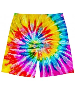 Men's Swim Trunks Quick Dry Bathing Suits Sur Beach Holiday Party Board Shorts with Mesh Lining - Tie Dye - CJ18Q23XXR3 $25.3...