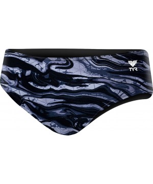 Mens Miramar Racer Swimsuit - Titanium - CC18CUUZU36 $38.65-Racing