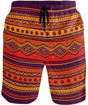 Fashion Mens Swim Trunks Cool Quick Dry Board Shorts Bathing Suit with Side Pockets - Multi12 - CA18SCYCN65 $22.67-Board Shorts