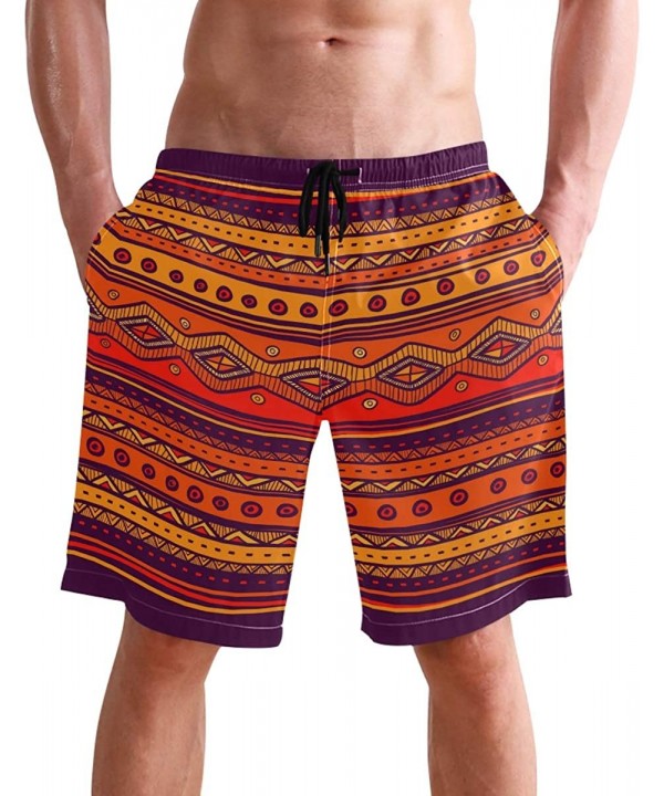 Fashion Mens Swim Trunks Cool Quick Dry Board Shorts Bathing Suit with Side Pockets - Multi12 - CA18SCYCN65 $22.67-Board Shorts