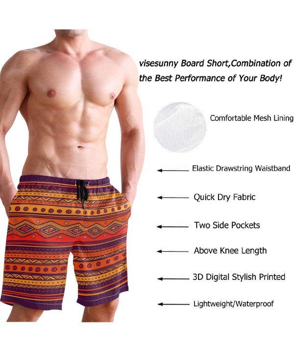 Fashion Mens Swim Trunks Cool Quick Dry Board Shorts Bathing Suit with Side Pockets - Multi12 - CA18SCYCN65 $22.67-Board Shorts