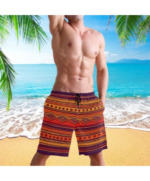 Fashion Mens Swim Trunks Cool Quick Dry Board Shorts Bathing Suit with Side Pockets - Multi12 - CA18SCYCN65 $22.67-Board Shorts