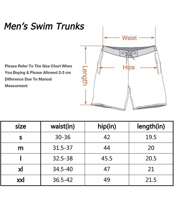 Fashion Mens Swim Trunks Cool Quick Dry Board Shorts Bathing Suit with Side Pockets - Multi12 - CA18SCYCN65 $22.67-Board Shorts