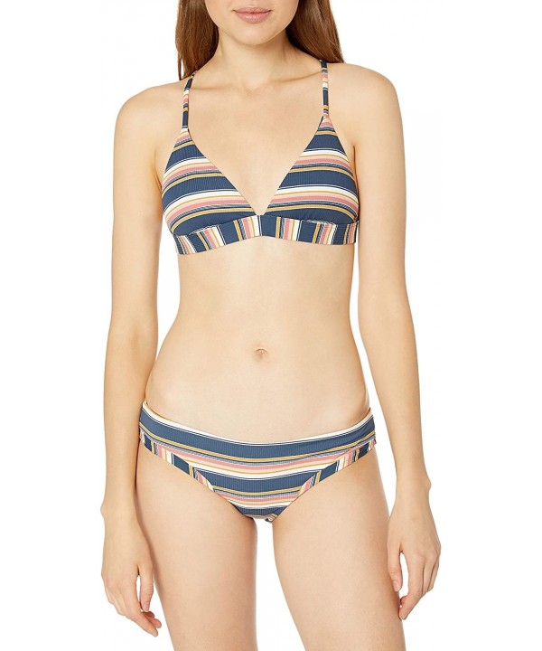 Women's Throwback Cheeky Coverage Bikini Bottom - Navy - C918QL4SLUI $18.44-Tankinis