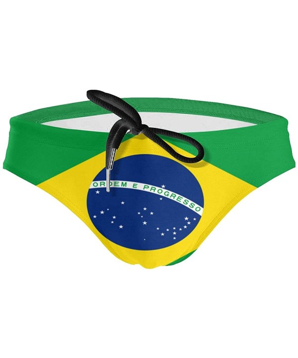 Men's Swimwear Briefs Swim Trunk Sexy Soft Triangle Thong Bikini Swimsuit Flag of Maryland - Flag of Brazil 19 - CN19C6ZMC94 ...