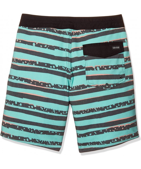 Men's Cassette Stoneys 19" Boardshort - Mysto Green - CG18YKXS2GE $35.36-Board Shorts