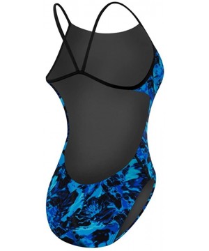 Women's Glisade Cutoutfit Swimsuit - Blue - CN12FZK3LLL $51.51-Racing