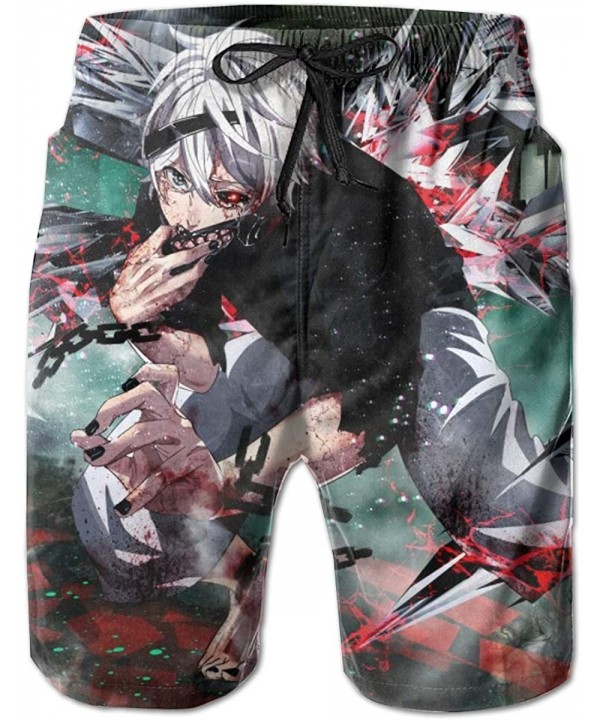 Adults Breathable Swim Trunks Swim Suit for Running Home - Japanese Anime Tokyo Ghoul Ken Kaneki 8 - CE19D47XC2T $40.07-Trunks