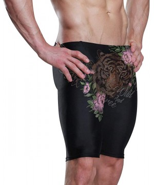 Tiger Men's Jammer Swimsuit Athletic Durable XXXL 2010001 - 2010003 - CE1934X4RH9 $24.41-Racing