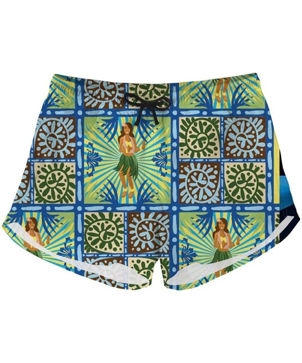 Women's Fashion Board Shorts Beach Shorts with Elastic Waist for Holiday - 23 Hula - CV197E5Y26G $22.33-Board Shorts