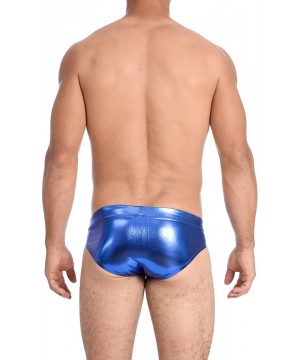 Men's New Contour Pouch Bikini Swimsuit - Liquid Blue - CX1876E3DGX $18.44-Briefs