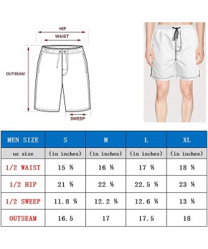 Mens Swim Trunks Rasta Lion Surf Beach Shorts Cargo Short Pants - Patriot - C518T7HE0KN $38.83-Board Shorts