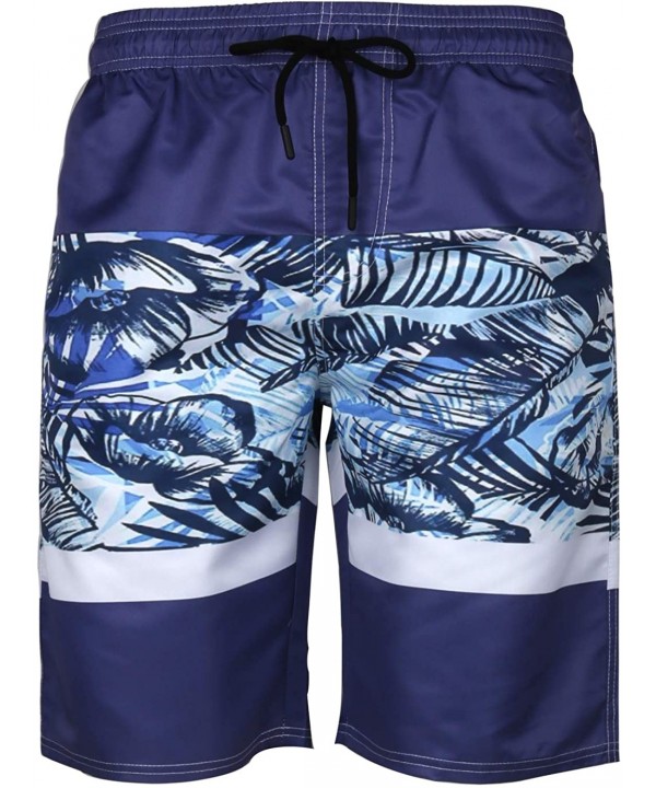 Mens Swim Trunks 3D Print Quick Dry Beach Board Shorts with Mesh Lining - L-19149 - CW18SSWD9GM $16.51-Board Shorts