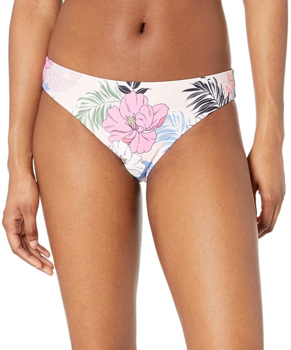 Women's Cinched Back Hipster Bikini Swimsuit Bottom - Pink Multi//Hawaiian Tropics - C318Y8DR9RK $20.30-Tankinis