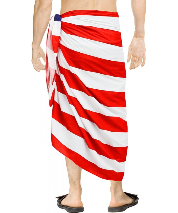 Women's Plus Size Swimwear Wraps Sarong Cover Up Dress Wrap Full Long C - Spooky Red_v813 - CB12870PUWT $17.07-Cover-Ups