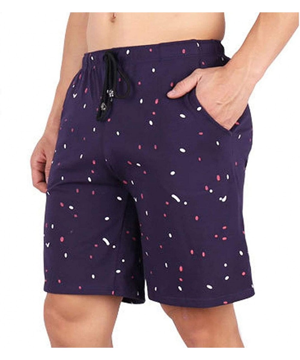 Mens Quick Dry Swim Trunks with Pockets Boardshorts Lightweight Beach Shorts with Drawstring - Navy - C5194EG3SHO $23.62-Boar...