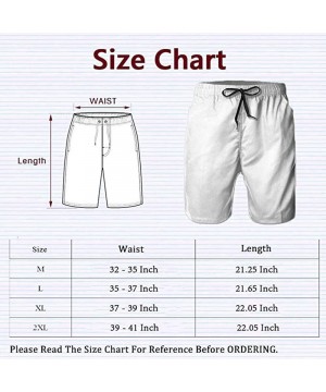 Mens Casual Beach Shorts Swim Trunks Quick Dry Half Pants - Bears Lovers Pattern - CM19CDQQL4L $23.55-Trunks