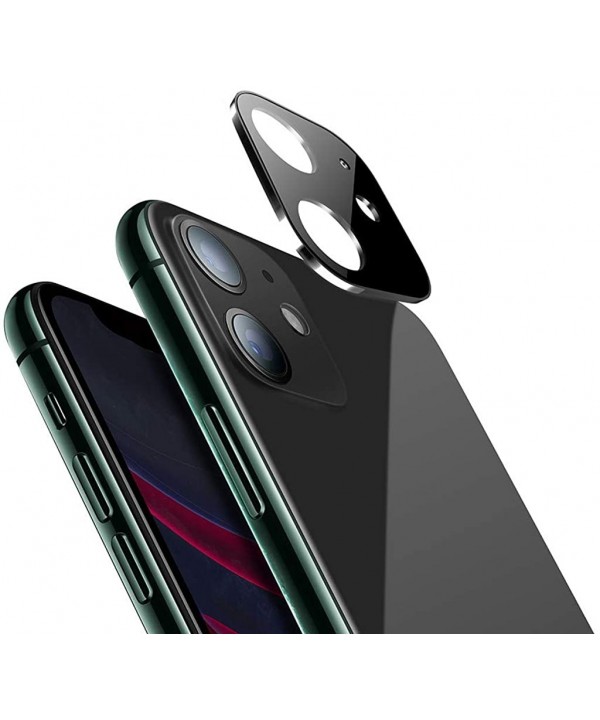 Metal Tempered Glass Screen Rear Camera Lens Protector for iPhone 11 Back Camera - Silver - C118ZY4AISY $10.47-Tankinis