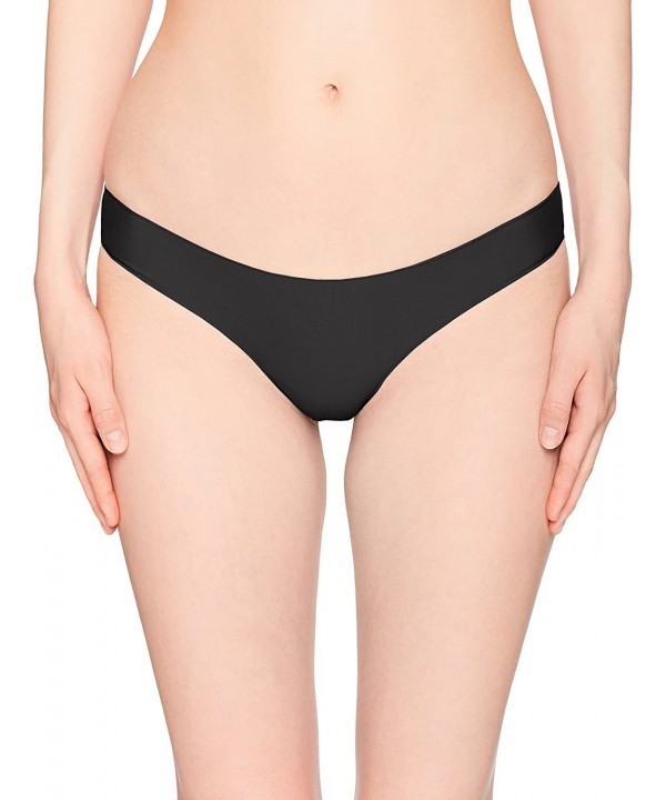 Women's Classic Surf Bare Coverage Bikini Bottom Swim Suit - Black - CN184R97DT8 $31.02-Tankinis