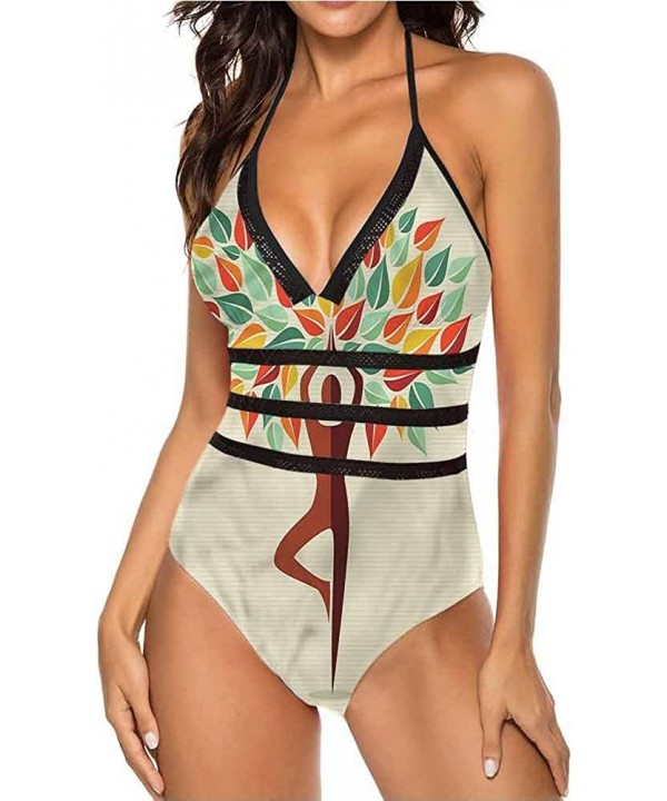 Beach Swimwear Bathing Suit Hippie Ombre Boho Fits All Different Body Types - Multi 10 - CV190X5XX4H $48.06-Bottoms