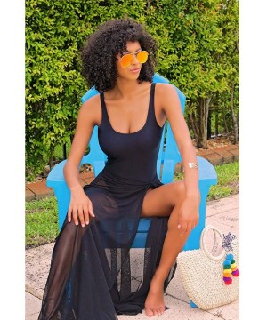 Women's Dyeing Bikini One Piece Swimsuit+Ponchos Cover Up Set Beach Dress - Black-2 - C218E88C0IW $31.46-One-Pieces