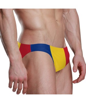 Sexy Swim Brief Bikini National Flag Beach Athletic Swimwear Briefs Sports - Romania Flag - CO18T4WW7IW $22.71-Briefs