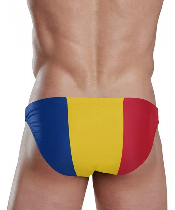 Sexy Swim Brief Bikini National Flag Beach Athletic Swimwear Briefs Sports - Romania Flag - CO18T4WW7IW $22.71-Briefs