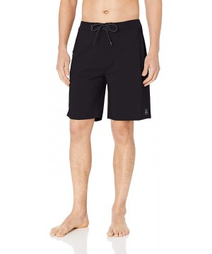 Men's Mirage Core 20" Stretch Performance Board Shorts - Black - CS18LS4CDHH $43.13-Board Shorts