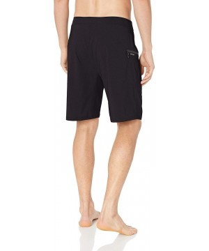 Men's Mirage Core 20" Stretch Performance Board Shorts - Black - CS18LS4CDHH $43.13-Board Shorts