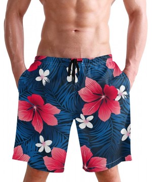 Mens Swim Trunks Unicorn Anchor Quick Dry Beach Board Shorts with Mesh Lining - Multi15 - CA18RHZNWH0 $20.58-Board Shorts