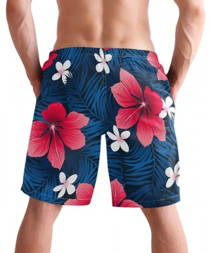 Mens Swim Trunks Unicorn Anchor Quick Dry Beach Board Shorts with Mesh Lining - Multi15 - CA18RHZNWH0 $20.58-Board Shorts