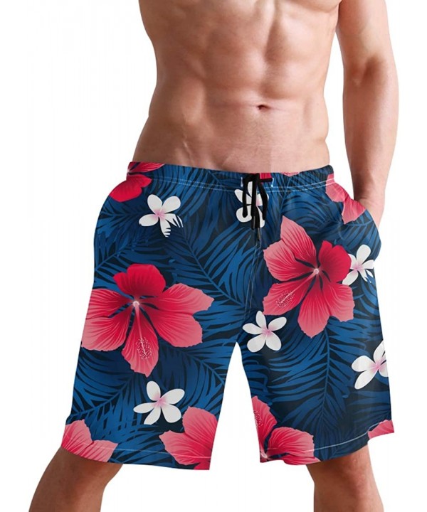 Mens Swim Trunks Unicorn Anchor Quick Dry Beach Board Shorts with Mesh Lining - Multi15 - CA18RHZNWH0 $20.58-Board Shorts