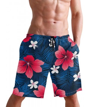 Mens Swim Trunks Unicorn Anchor Quick Dry Beach Board Shorts with Mesh Lining - Multi15 - CA18RHZNWH0 $20.58-Board Shorts