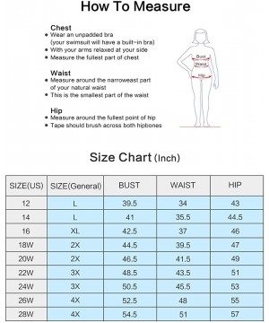 Plus Size Swimsuits Tummy Control Swimdress Two Piece Tankini Bathing Suit Floral Printed Swimwear for Women Blossom - C718OA...