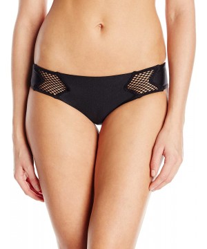 Women's For Your Eyes Only Net Sides Full Bikini Bottom - Black - CY11QVPQVZN $46.32-Bottoms