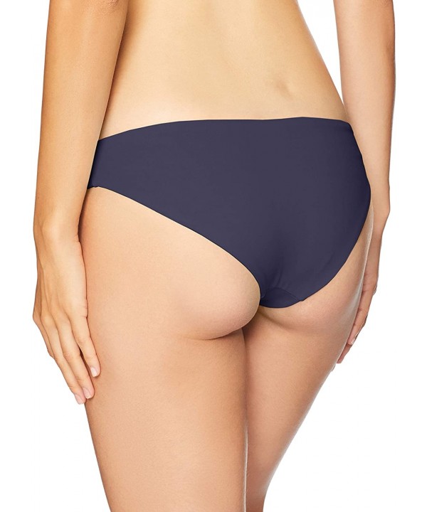 Women's Sublime Reversible Signature Cut Bikini Bottom Swimsuit - Aegean Blue/Pink Stripe - C718NAI9LMM $37.05-Bottoms