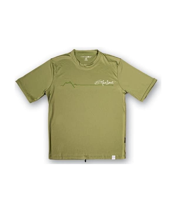 Men's Short Sleeve Watershirt - Olive - C511536DF91 $23.47-Rash Guards