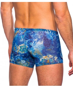 Azure Tan Through Swim Hipster Swimwear - C711XIA4FRT $24.60-Board Shorts