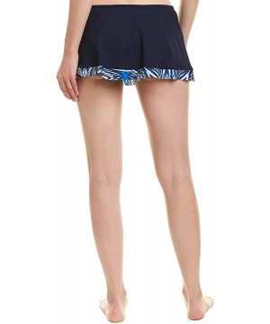 Women's Java Skirted Brief Swim Bottom 8311P92 - Multi Blue - C2182KD8RU6 $20.80-Bottoms