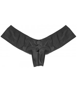 Brazilian Bikini Bottom V-Style Swimwear Swim Thong for Sexy Women - Black - CU17YLZSY6S $14.28-Tankinis