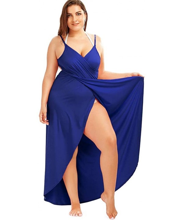 Women's Beach Cover Ups Dress- Plus Size Spaghetti Strap Cover-ups for Bikini Swimwear Beach Backless Wrap Stylish Long Dress...