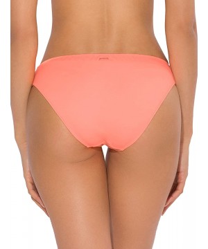 Women's Swim Secret Side Ruched Bikini Bottom - Peach Luster - CX18H9SR5D5 $15.32-Bottoms